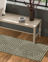 Urban Terrace Collection Area Rug -  Astoria (Green) Runner Green  lifestyle 8