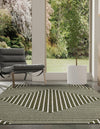 Urban Terrace Collection Area Rug -  Astoria (Green) Rectangle Green  lifestyle 5