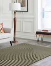 Urban Terrace Collection Area Rug -  Astoria (Green) Rectangle Green  lifestyle 9