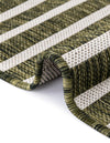Urban Terrace Collection Area Rug -  Astoria (Green) Round Green  lifestyle 18