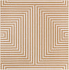 Urban Terrace Collection Area Rug -  Astoria (Taupe) Square Taupe Main