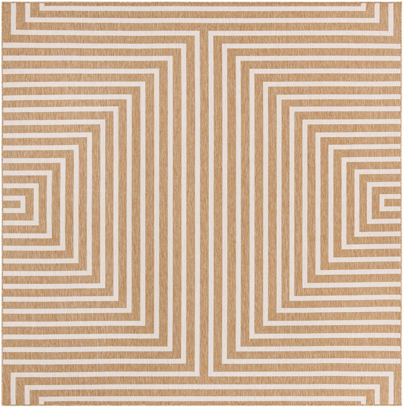 Urban Terrace Collection Area Rug -  Astoria (Taupe) Square Taupe Main