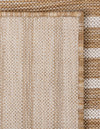 Urban Terrace Collection Area Rug -  Astoria (Taupe) Round Taupe  lifestyle 65