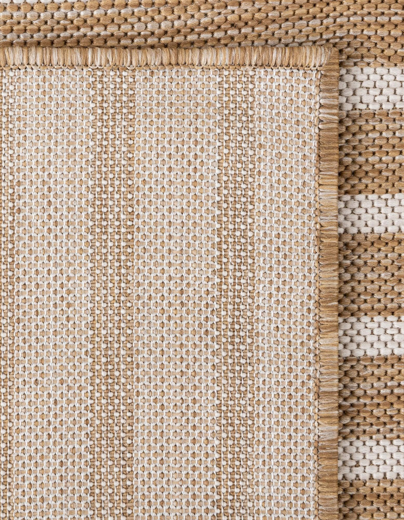 Urban Terrace Collection Area Rug -  Astoria (Taupe) Round Taupe  lifestyle 65