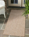 Urban Terrace Collection Area Rug -  Astoria (Taupe) Runner Taupe  lifestyle 5