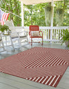 Urban Terrace Collection Area Rug -  Astoria (Rust Red) Rectangle Rust Red  lifestyle 5