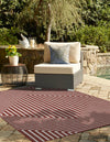 Urban Terrace Collection Area Rug -  Astoria (Rust Red) Rectangle Rust Red  lifestyle 6