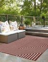 Urban Terrace Collection Area Rug -  Astoria (Rust Red) Rectangle Rust Red  lifestyle 9
