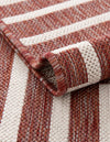 Urban Terrace Collection Area Rug -  Astoria (Rust Red) Round Rust Red  lifestyle 12