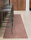 Urban Terrace Collection Area Rug -  Astoria (Rust Red) Runner Rust Red  lifestyle 4