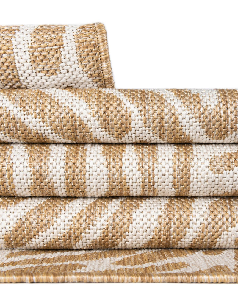 Urban Terrace Collection Area Rug -  Harlem Rectangle Taupe  lifestyle 71