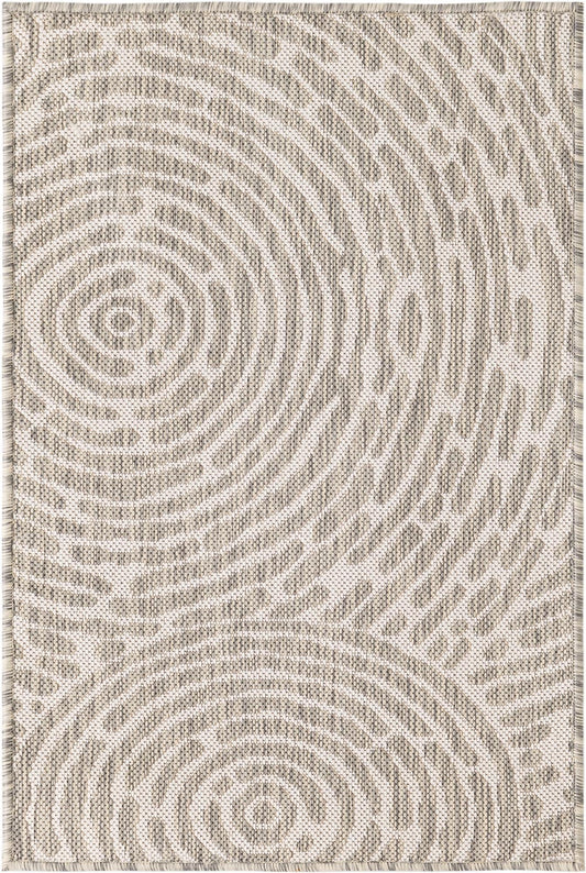 Urban Terrace Collection Area Rug -  Harlem Rectangle Gray Main