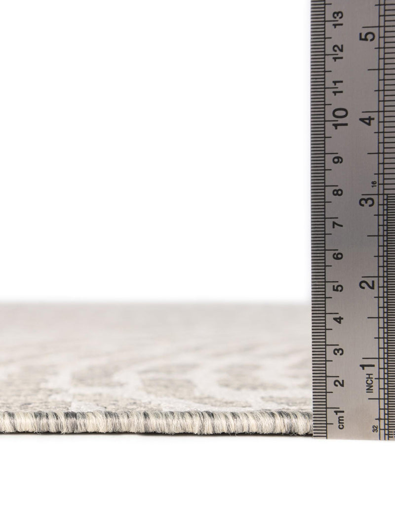 Urban Terrace Collection Area Rug -  Harlem Rectangle Gray  lifestyle 73
