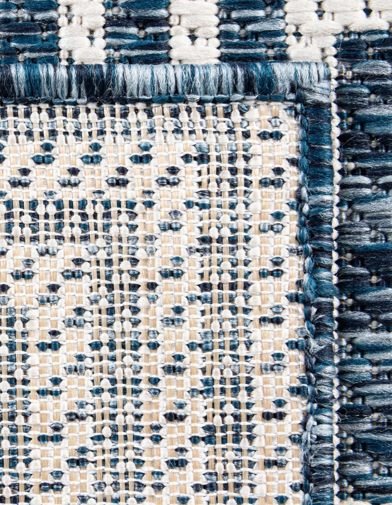 Urban Terrace Collection Area Rug -  Flatiron Rectangle Blue  lifestyle 58