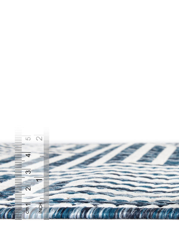 Urban Terrace Collection Area Rug -  Flatiron Runner Blue  lifestyle 11