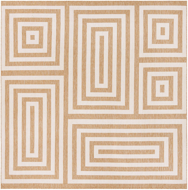 Urban Terrace Collection Area Rug -  Flatiron Square Taupe Main