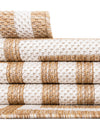 Urban Terrace Collection Area Rug -  Flatiron Rectangle Taupe  lifestyle 50