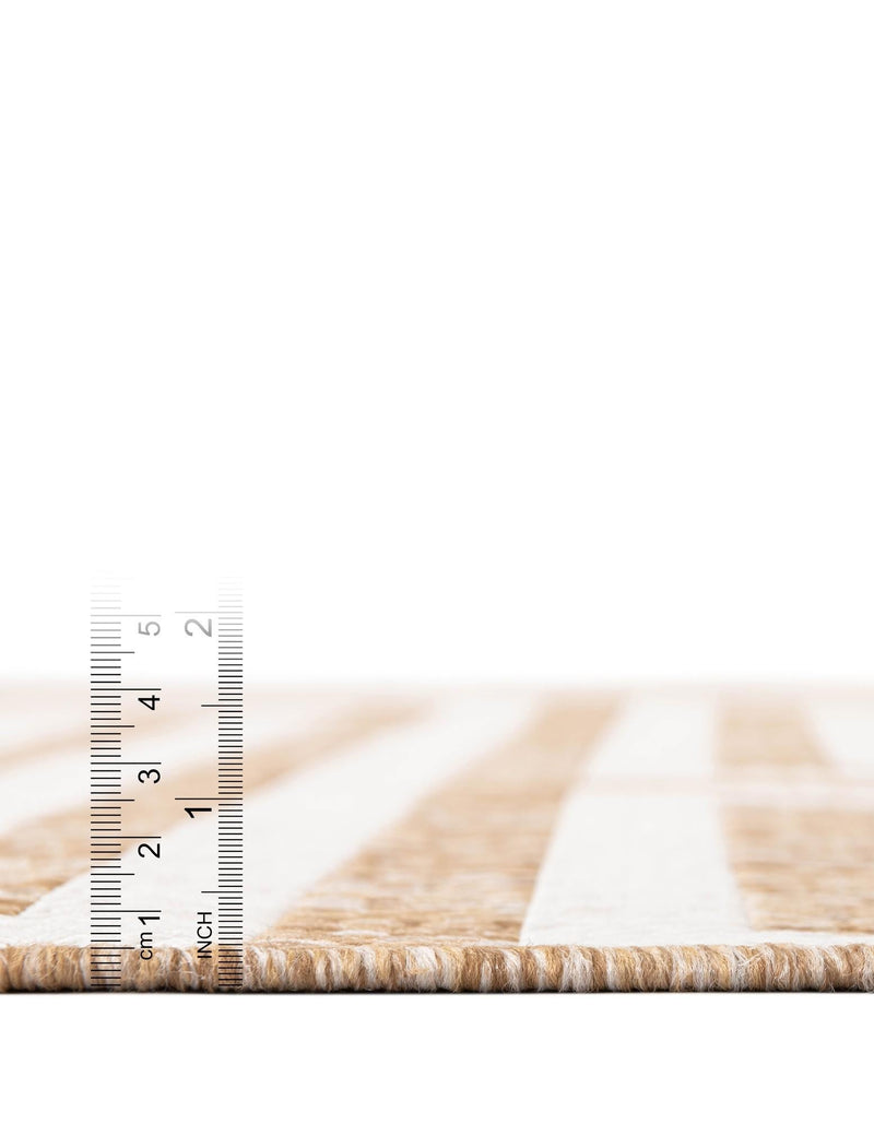 Urban Terrace Collection Area Rug -  Flatiron Rectangle Taupe  lifestyle 53