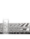 Urban Terrace Collection Area Rug -  Flatiron Rectangle Black and White  lifestyle 54