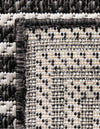 Urban Terrace Collection Area Rug -  Flatiron Rectangle Black and White  lifestyle 57