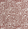 Urban Terrace Collection Area Rug -  Madison Square Rust Red  lifestyle 77