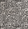 Urban Terrace Collection Area Rug -  Madison Square Black and White  lifestyle 90