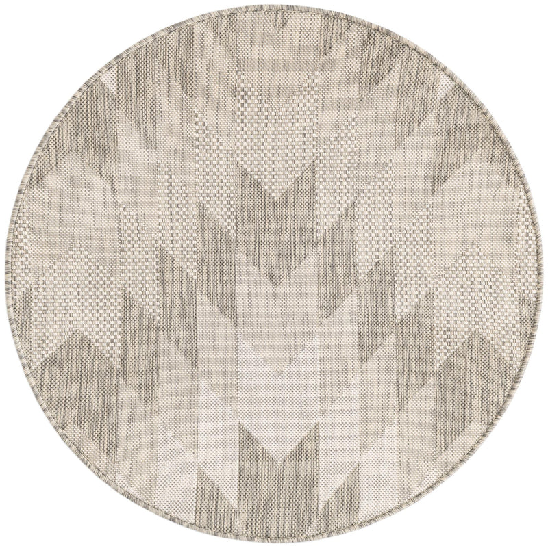 Urban Terrace Collection Area Rug -  Highline Round Gray Main