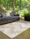 Urban Terrace Collection Area Rug -  Highline Rectangle Gray  lifestyle 5