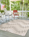 Urban Terrace Collection Area Rug -  Highline Rectangle Gray  lifestyle 7
