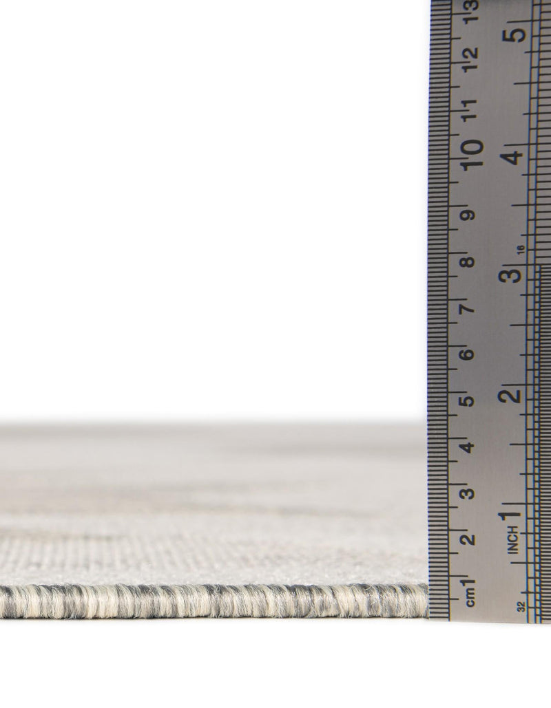 Urban Terrace Collection Area Rug -  Highline Rectangle Gray  lifestyle 24