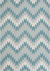 Urban Terrace Collection Area Rug -  Highline Rectangle Aqua  lifestyle 3