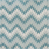 Urban Terrace Collection Area Rug -  Highline Square Aqua Main