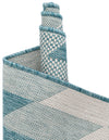 Urban Terrace Collection Area Rug -  Highline Round Aqua  lifestyle 17