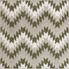 Urban Terrace Collection Area Rug -  Highline Square Green Main