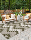 Urban Terrace Collection Area Rug -  Highline Rectangle Green  lifestyle 5