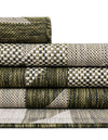 Urban Terrace Collection Area Rug -  Highline Rectangle Green  lifestyle 20
