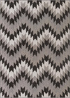 Urban Terrace Collection Area Rug -  Highline Rectangle Black and White  lifestyle 4