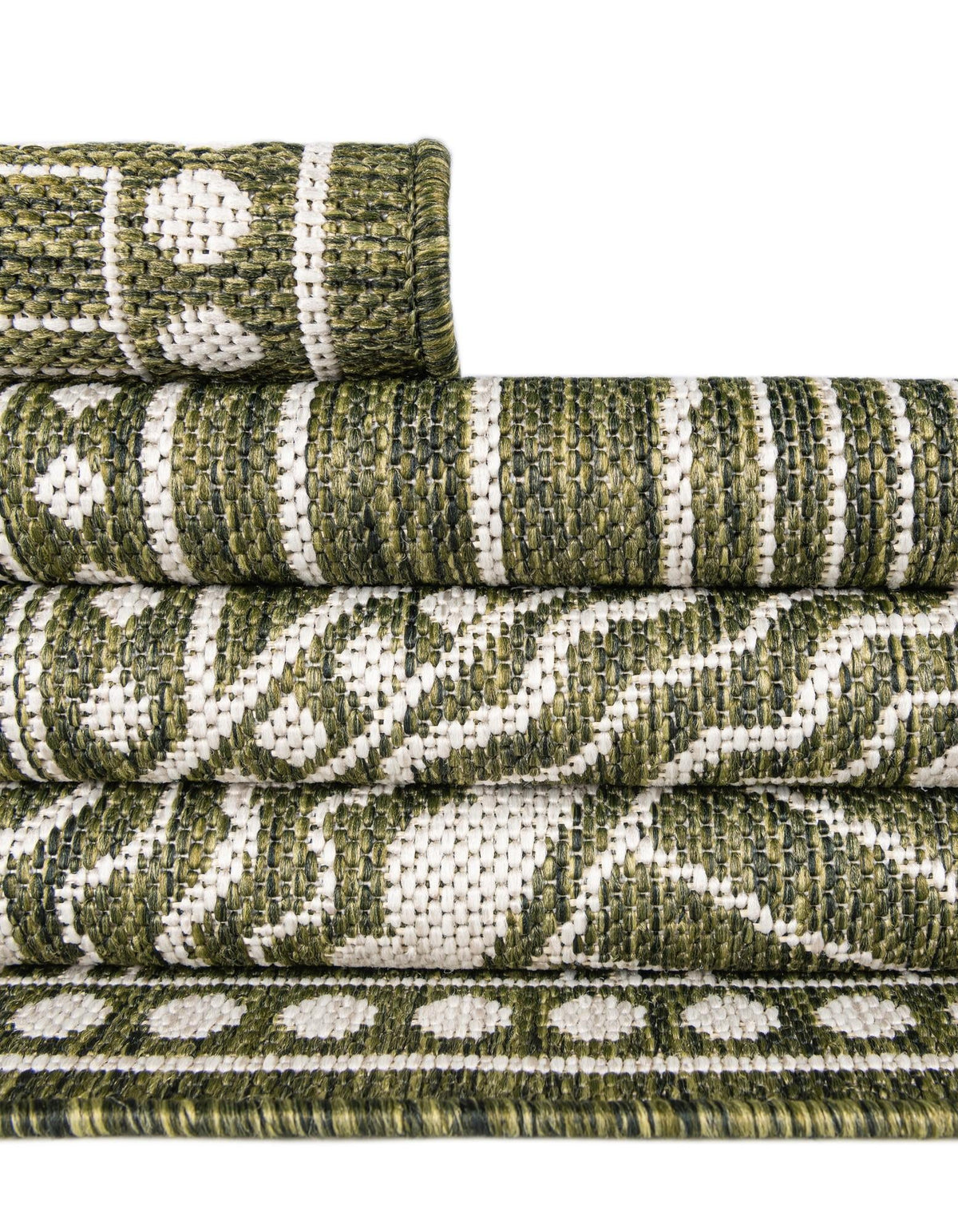 Patio Heritage Collection Area Rug -  Asheville Rectangle Green  lifestyle 28