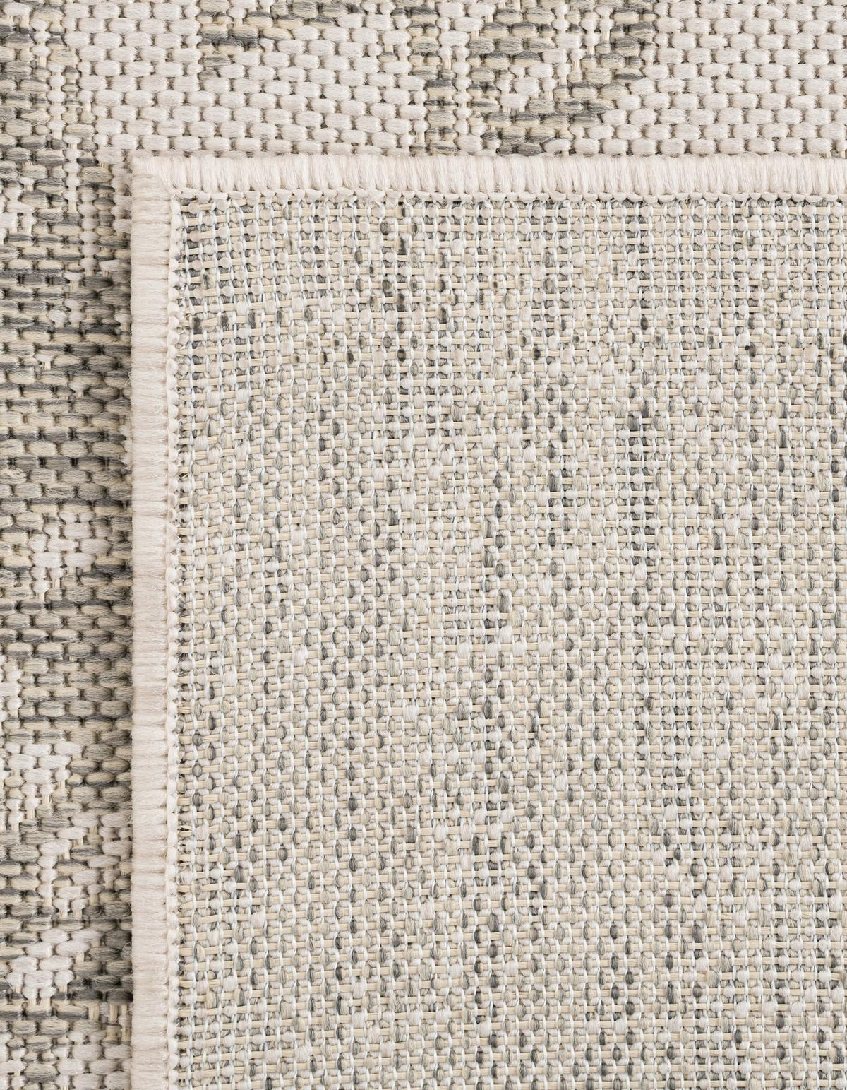 Patio Heritage Collection Area Rug -  Lafayette (Gray) Runner Gray  lifestyle 89