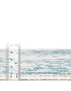 Patio Heritage Collection Area Rug -  Lafayette (Aqua) Rectangle Aqua  lifestyle 37