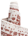Patio Heritage Collection Area Rug -  Lafayette (Rust Red) Round Rust Red  lifestyle 50