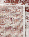 Patio Heritage Collection Area Rug -  Lafayette (Rust Red) Square Rust Red  lifestyle 48