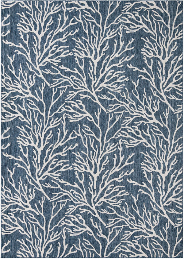 Seaside Haven Rugs Collection Area Rug -  Pebblestone Rectangle Blue  lifestyle 4