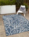 Seaside Haven Rugs Collection Area Rug -  Pebblestone Rectangle Blue  lifestyle 12