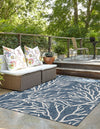 Seaside Haven Rugs Collection Area Rug -  Pebblestone Rectangle Blue  lifestyle 40