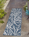 Seaside Haven Rugs Collection Area Rug -  Pebblestone Runner Blue  lifestyle 111