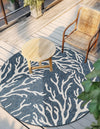 Seaside Haven Rugs Collection Area Rug -  Pebblestone Round Blue  lifestyle 5
