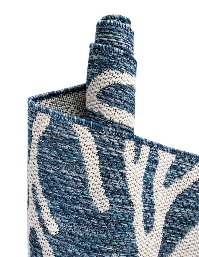 Seaside Haven Rugs Collection Area Rug -  Pebblestone Round Blue  lifestyle 18