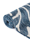 Seaside Haven Rugs Collection Area Rug -  Pebblestone Round Blue  lifestyle 19
