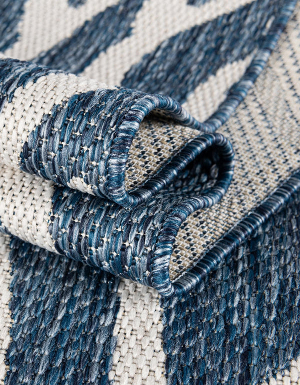 Seaside Haven Rugs Collection Area Rug -  Pebblestone Round Blue  lifestyle 20